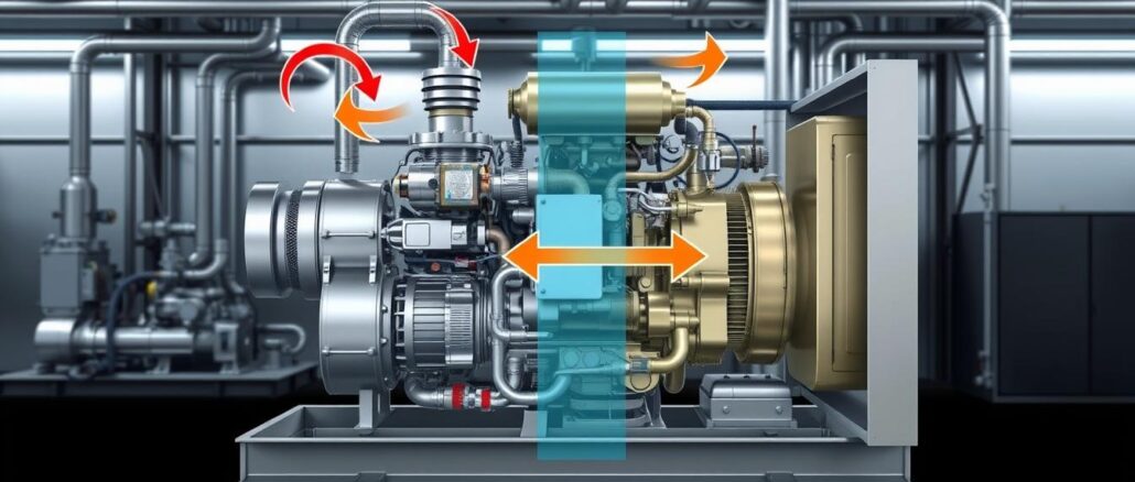 Diesel- und Gasmotorwärmepumpen