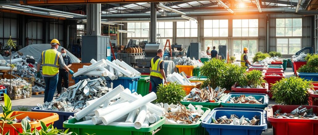 Recycling von Leuchtstoffröhren